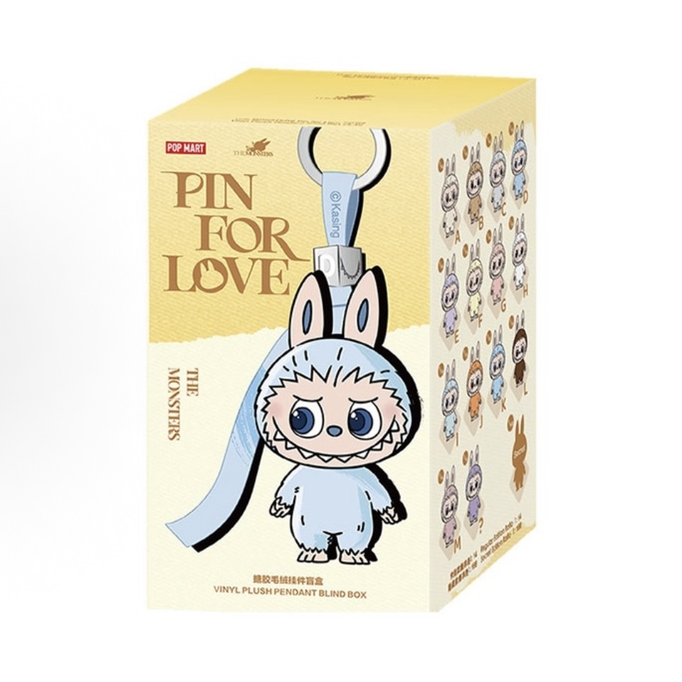 POP MART LABUBU 泡泡瑪特 心底密碼 字母 吊飾 掛件 A-M