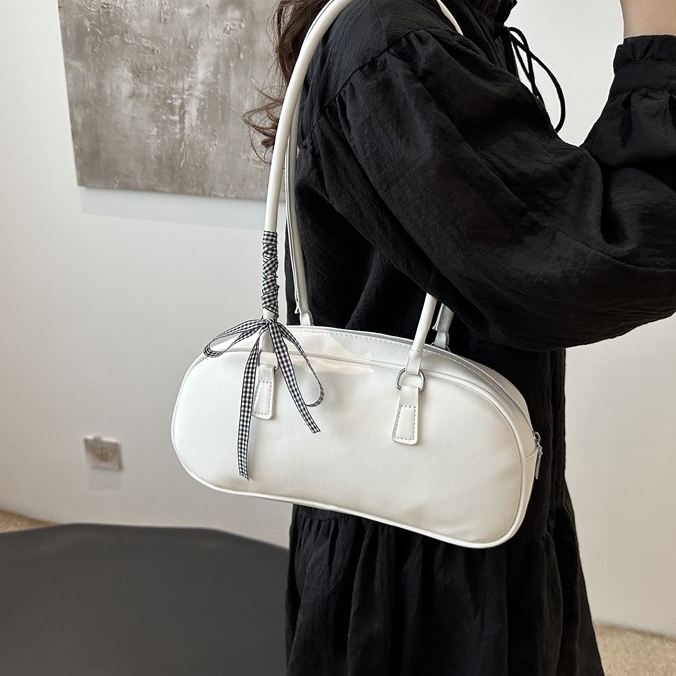 Ballet-Style Bow Underarm Handbag