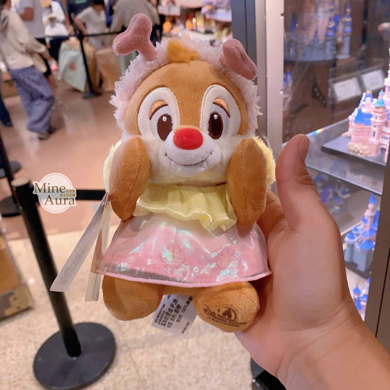 米奇和朋友們 遊園記系列 紅鼻 蒂蒂 Dale 娃娃 玩偶 奇奇蒂蒂 Chip 'n Dale -上海迪士尼樂園