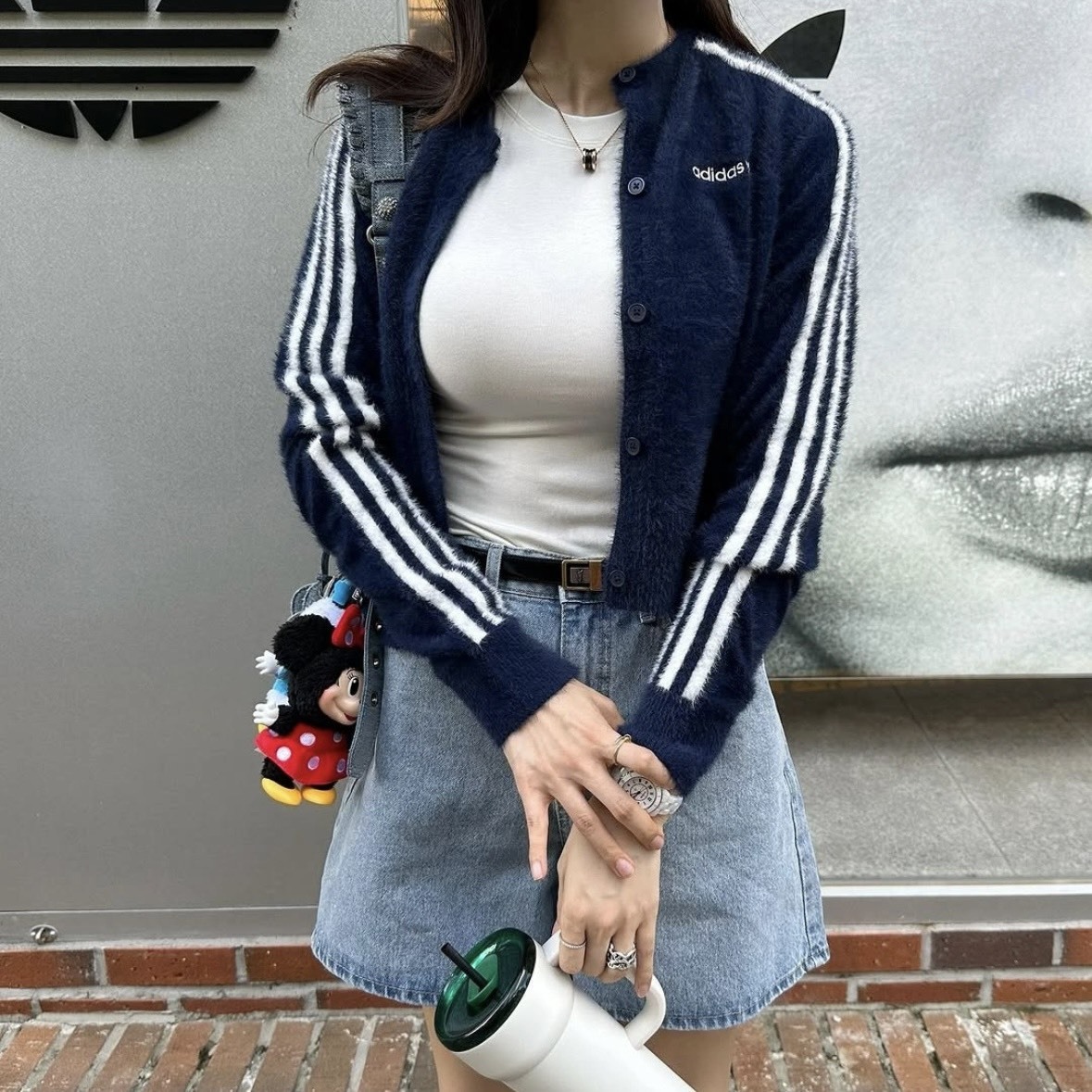 <快速出貨> Adidas 三葉草 馬海毛小外套