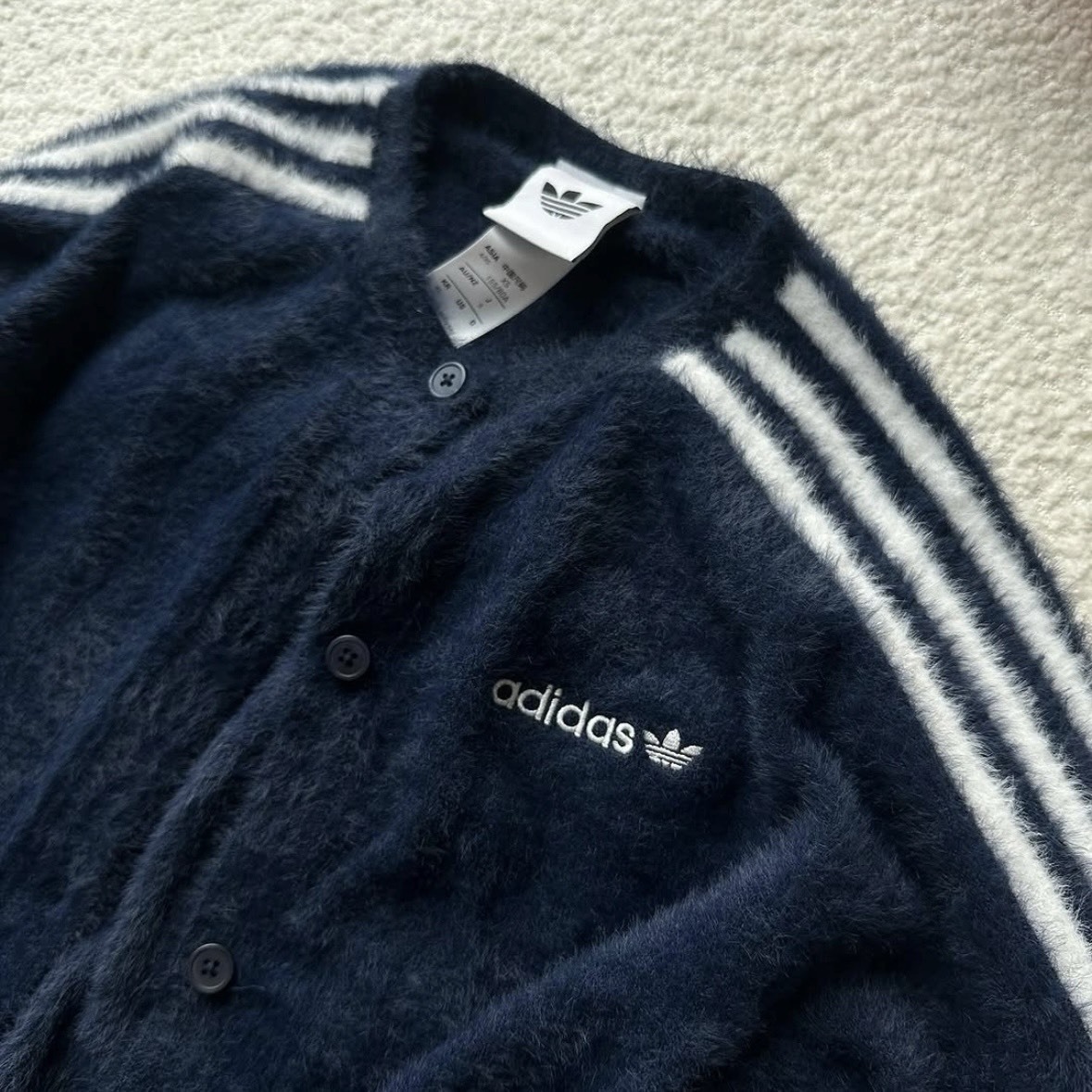 <快速出貨> Adidas 三葉草 馬海毛小外套