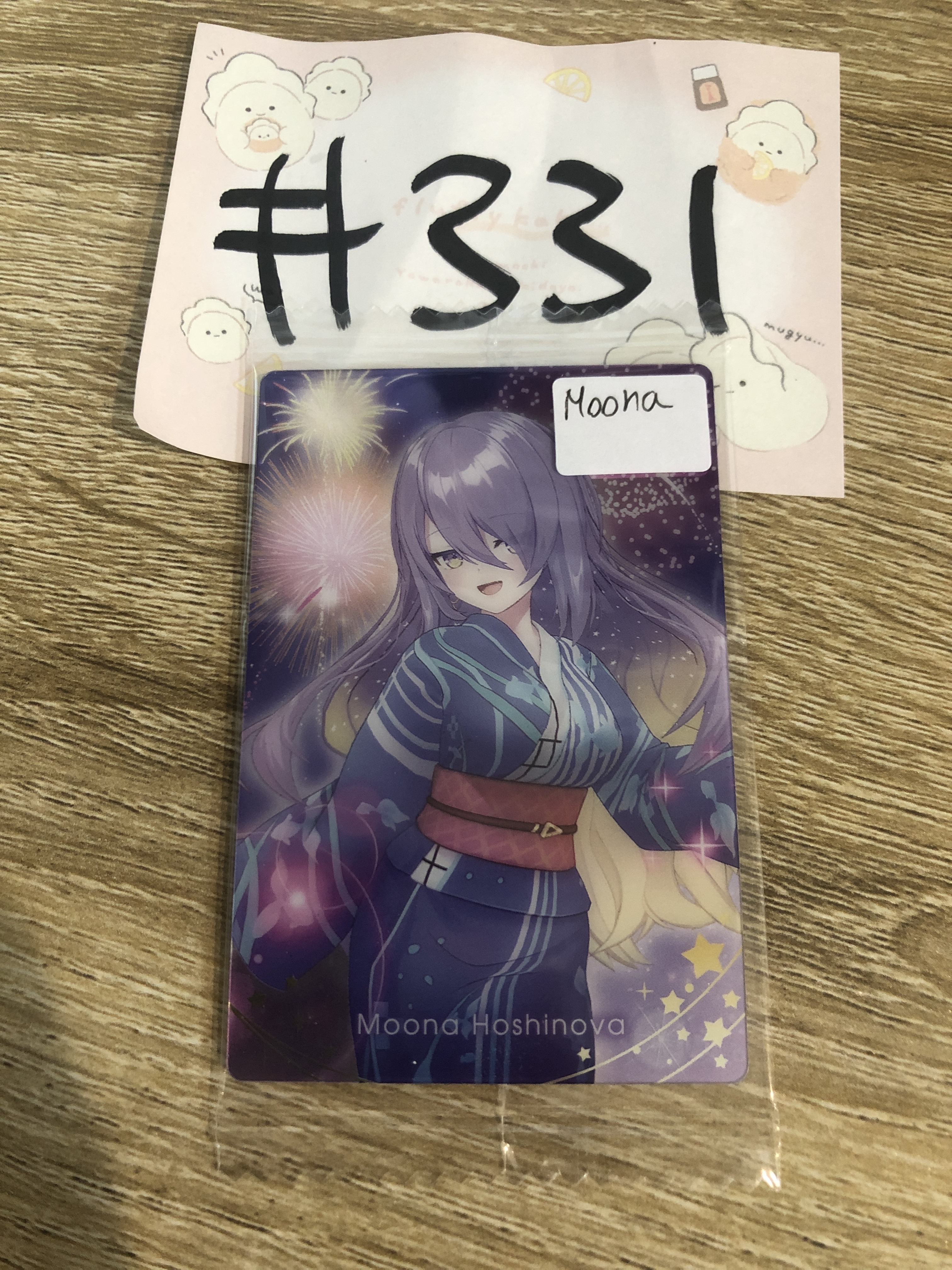 HOLOLIVE MOONA 小卡#331