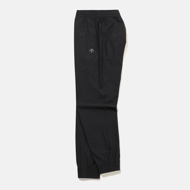 DESCENTE 迪桑特 經典 小LOGO 縮口褲管 長褲 黑色