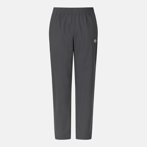 DESCENTE 迪桑特 經典 小LOGO 機能長褲 鐵灰色