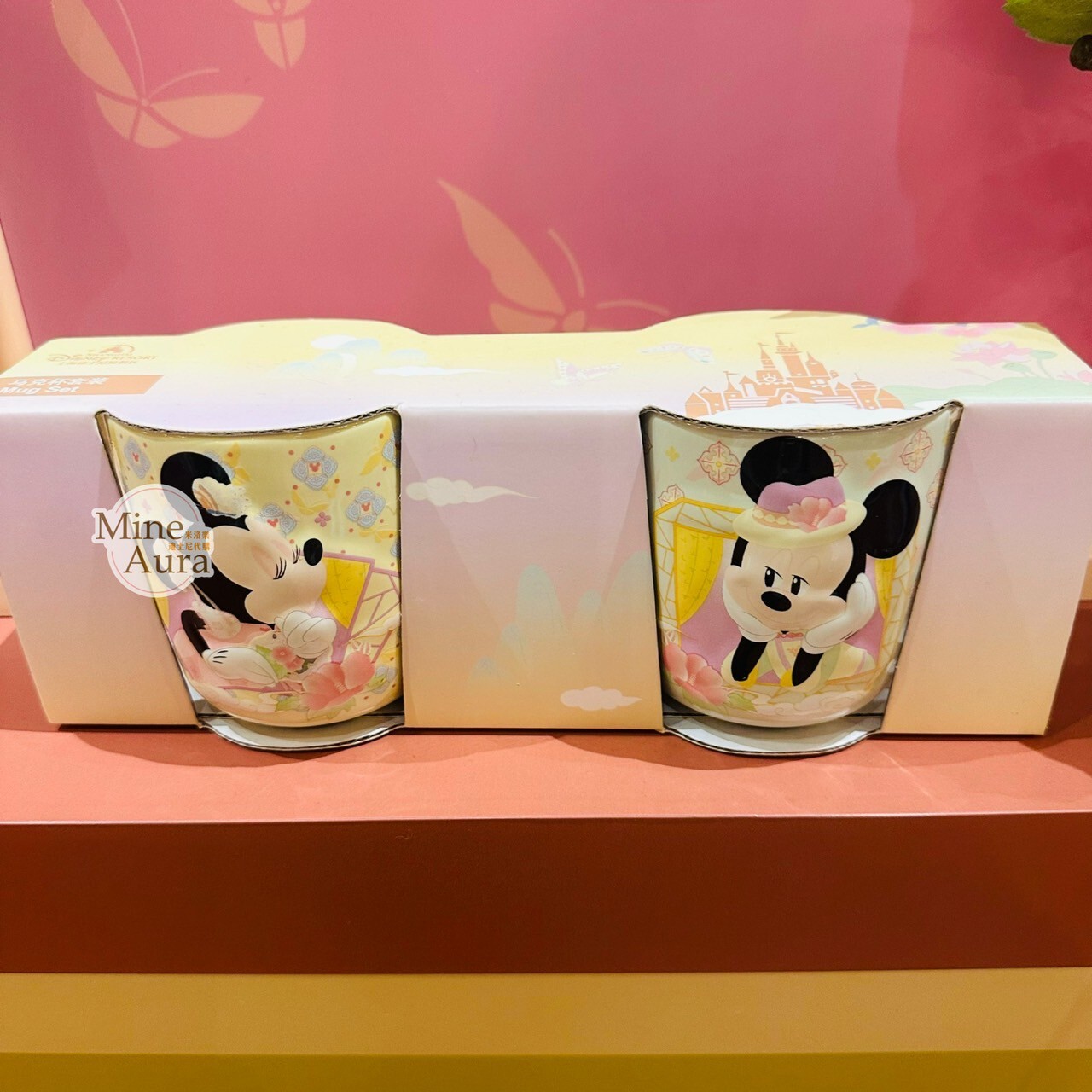 米奇和朋友們 遊園記系列 米奇 Mickey 米妮 Minnie 馬克杯 2入組 對杯組 -上海迪士尼樂園