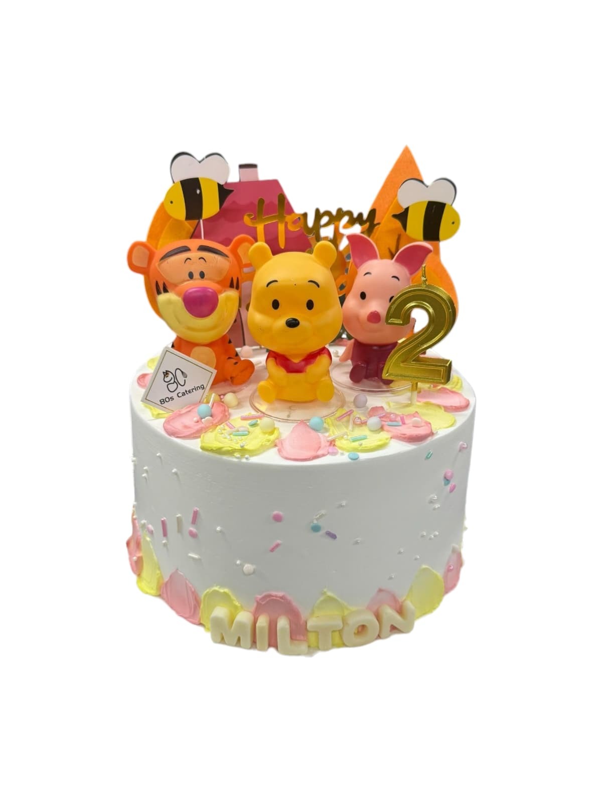 Winnie the Pooh豬仔＋維尼＋跳跳虎主題蛋糕