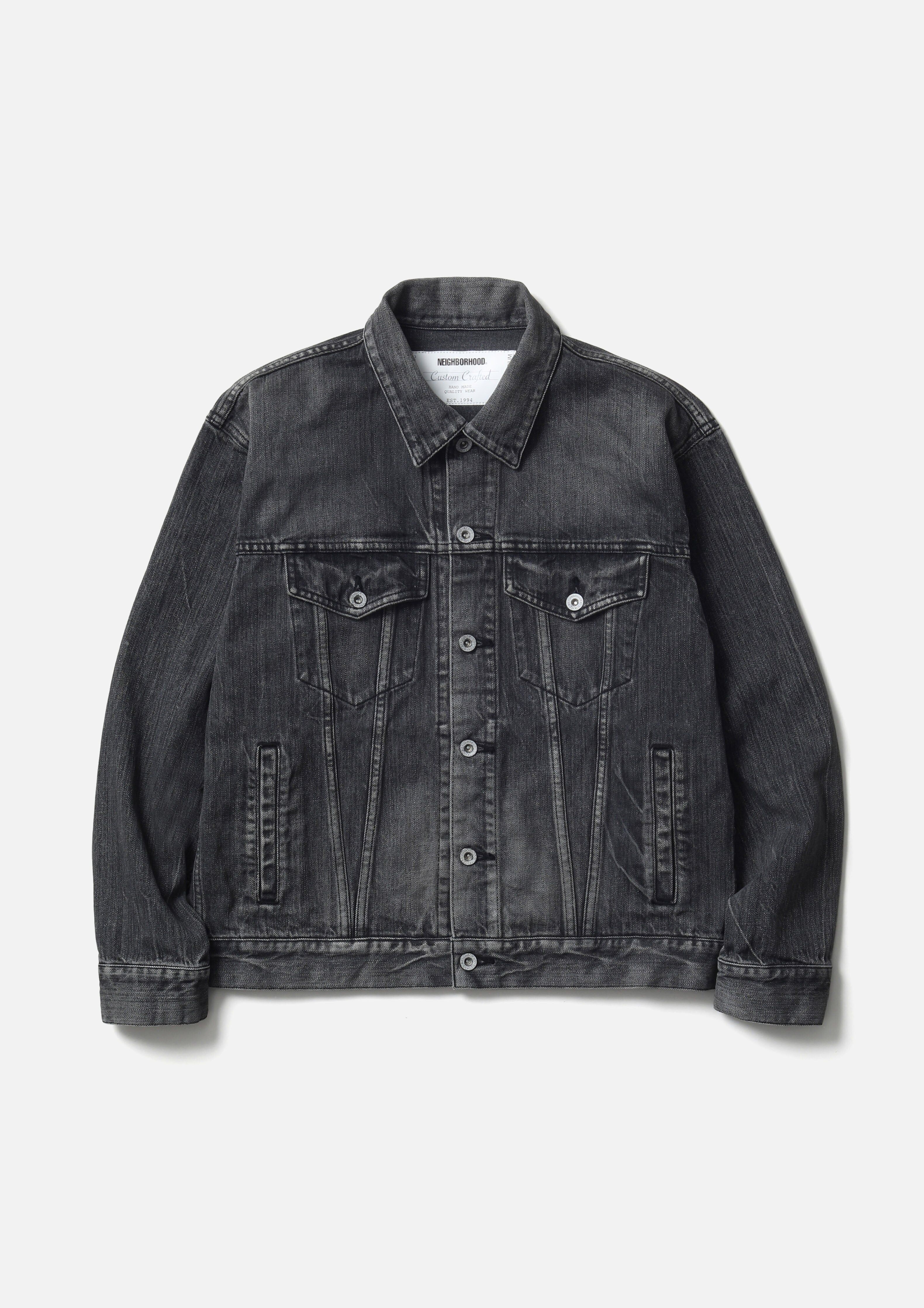 『代購商品』2025AW NEIGHBORHOOD NBHD WASHED BLACK DENIM TYPE-4 JACKET 外套 252XBNH-JKM03