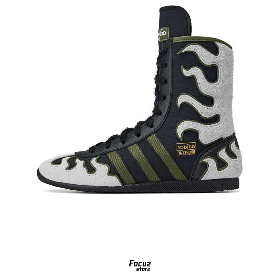 【Focus Store】預購 Brain Dead x Adidas Originals Japan High "Black Olive" 黑綠色 JQ6790