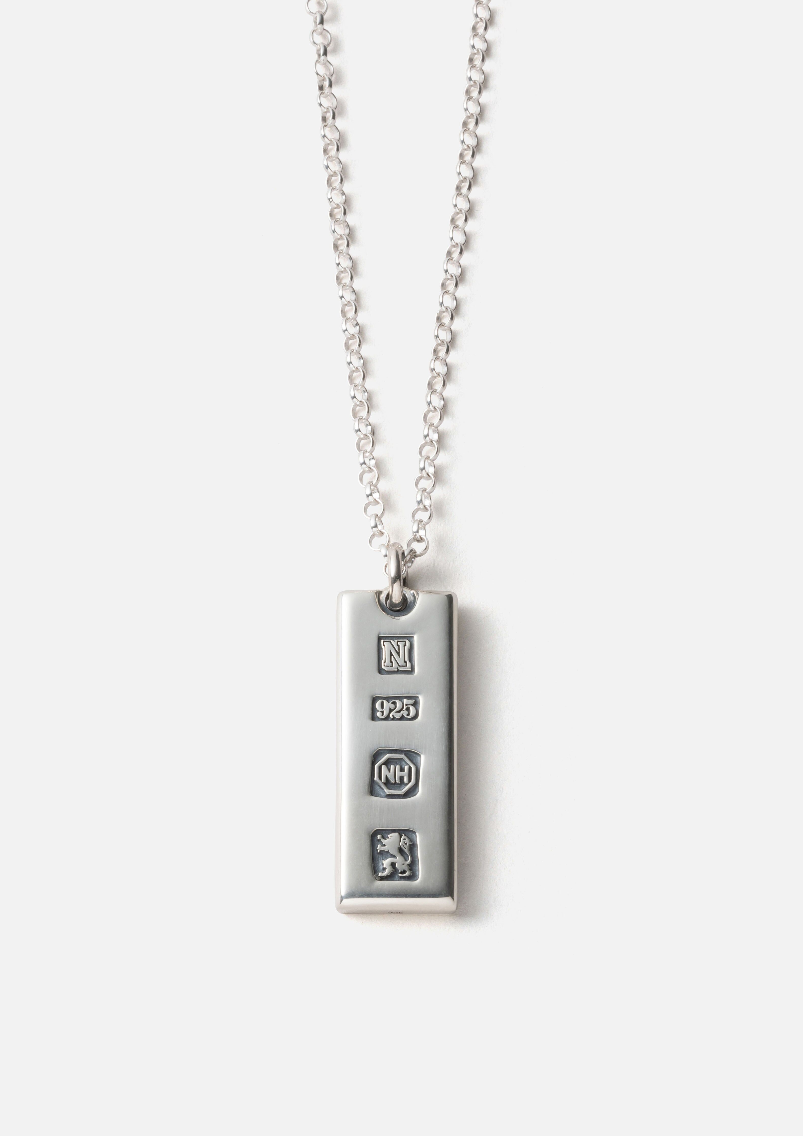 『代購商品』2025AW NEIGHBORHOOD NBHD SILVER INGOT NECKLACE 925 純銀 銀飾 項鍊 252IVNH-AC02