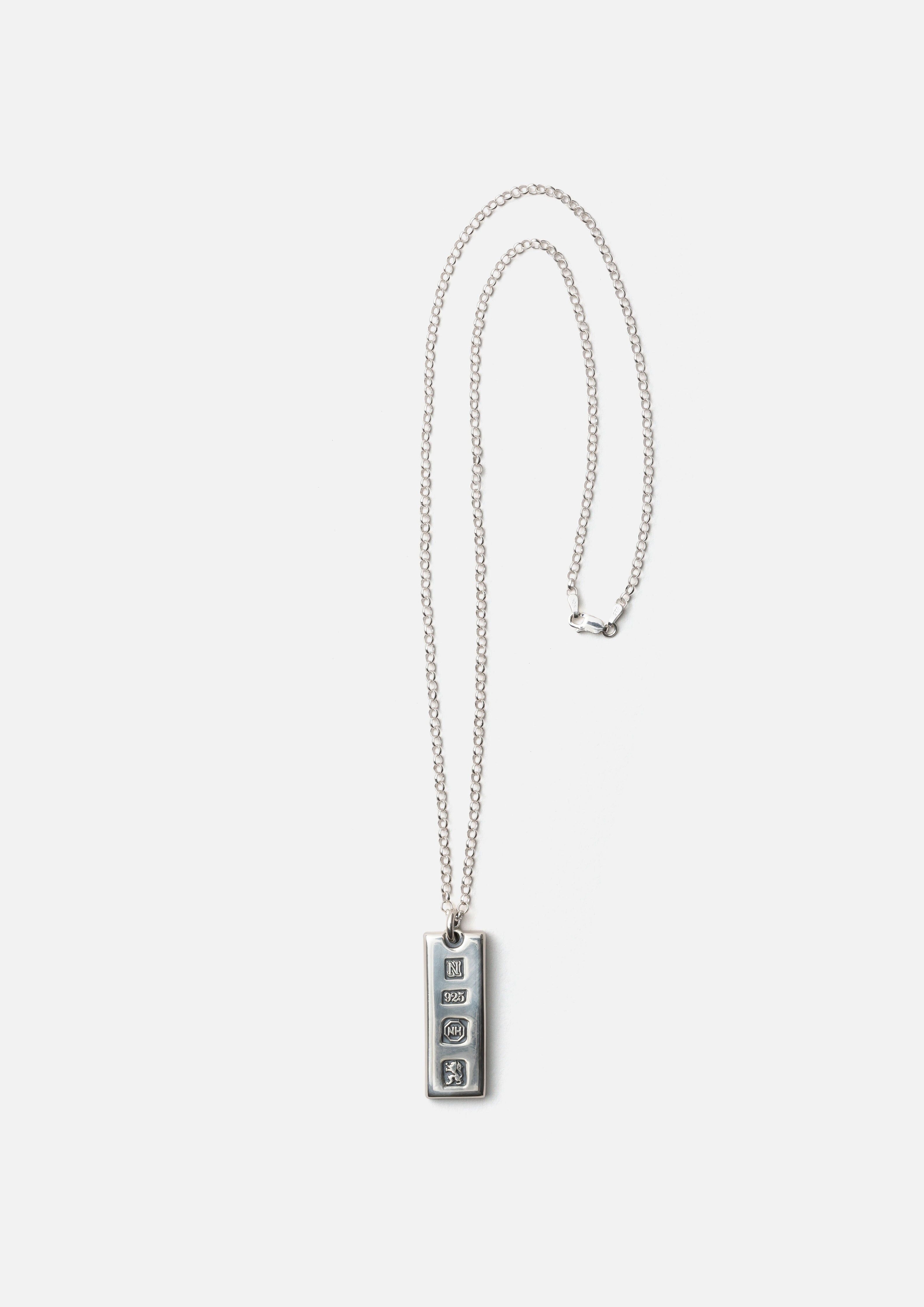 『代購商品』2025AW NEIGHBORHOOD NBHD SILVER INGOT NECKLACE 925 純銀 銀飾 項鍊 252IVNH-AC02