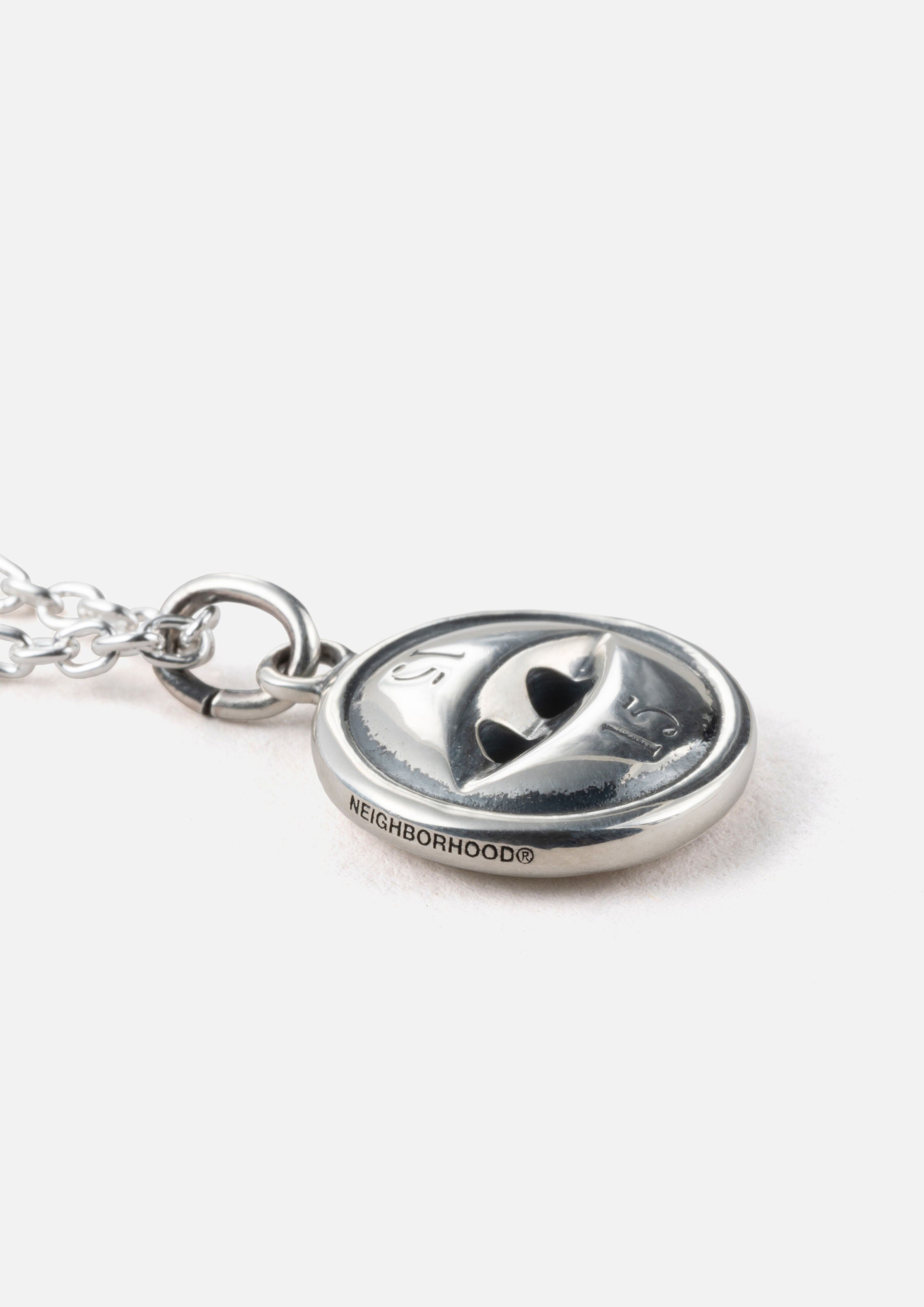 2025AW NEIGHBORHOOD NBHD SILVER BUTTON NECKLACE 純銀項鍊