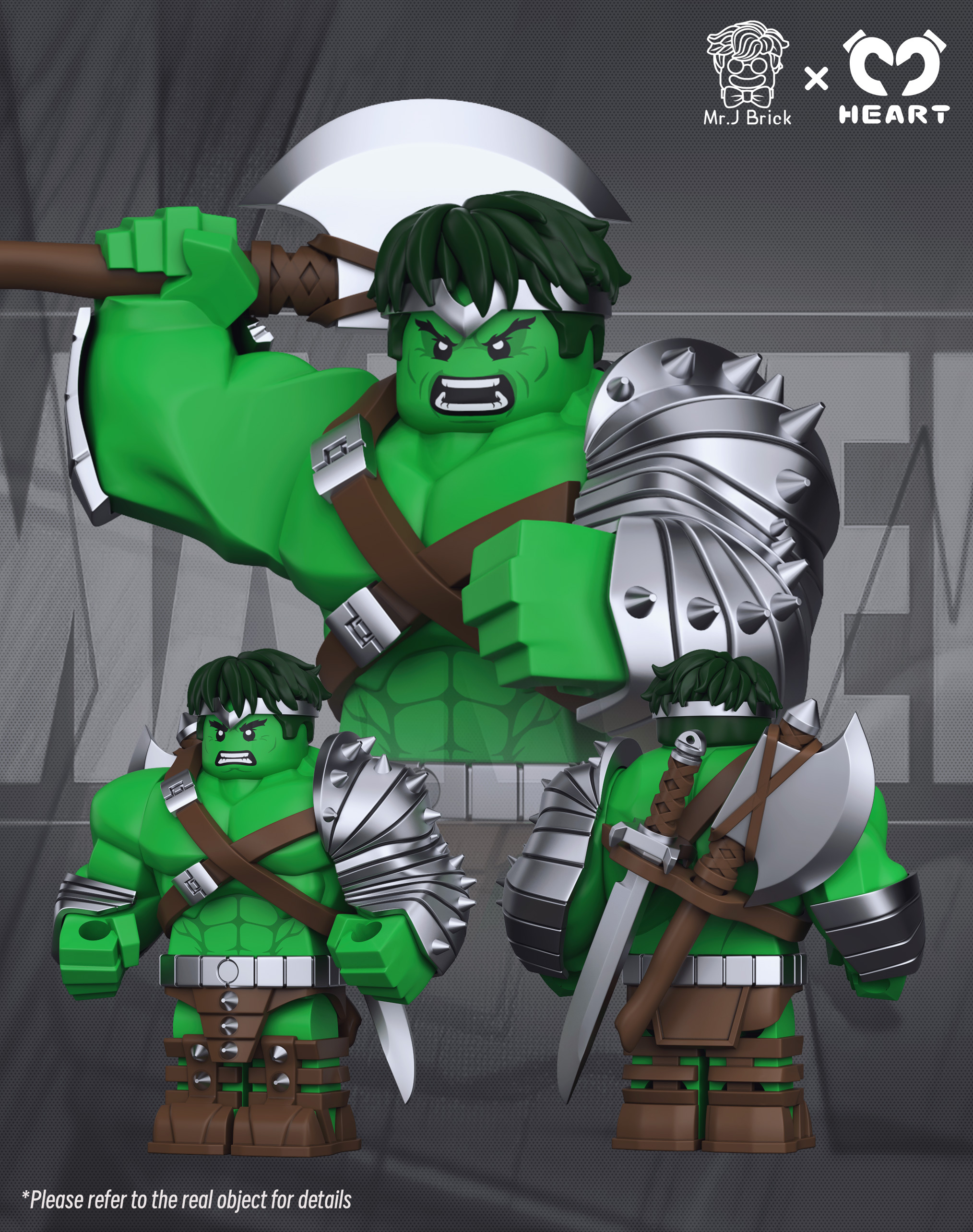 [MrJ][Preorder] Green Hulk [PADprinted]