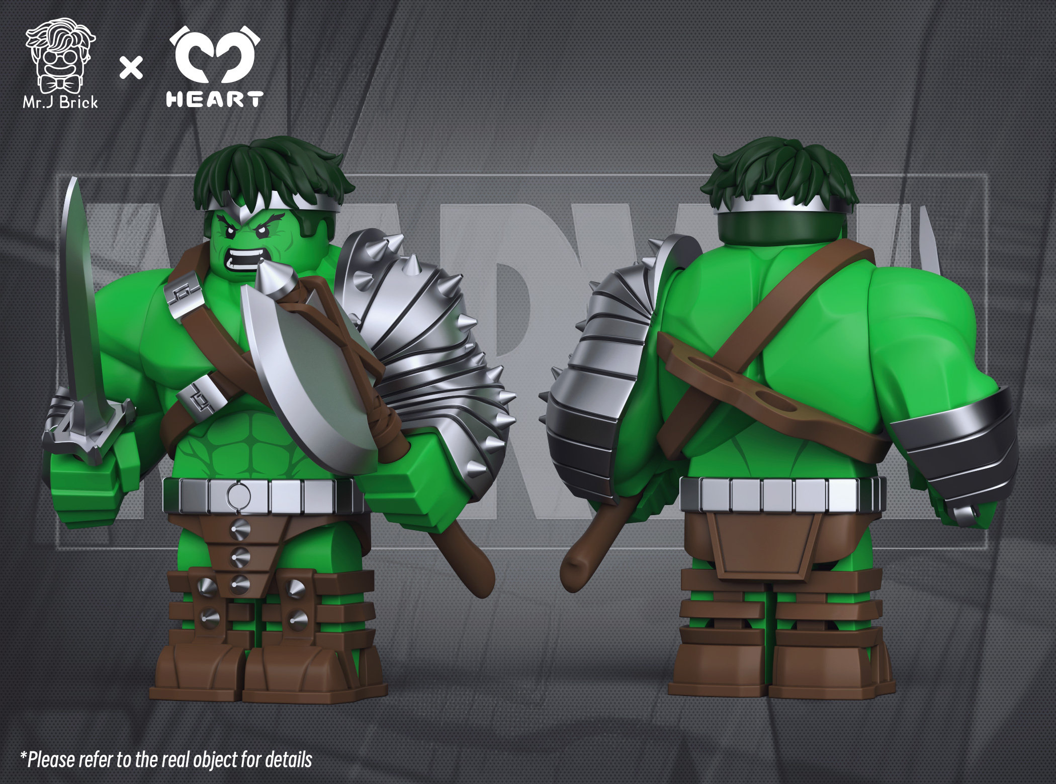 [MrJ][Preorder] Green Hulk [PADprinted]
