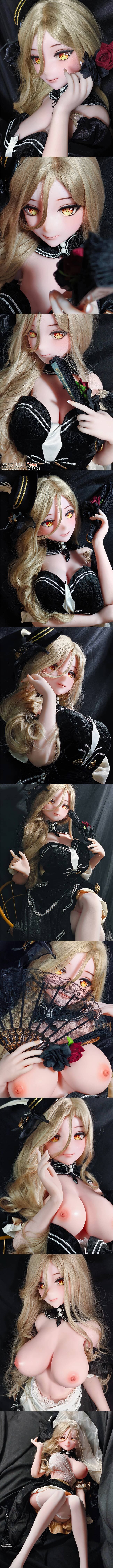 愛莎貝兒娃娃 水田新奈 AHR-148CM-全矽膠 ACG cartoon silicone sex doll