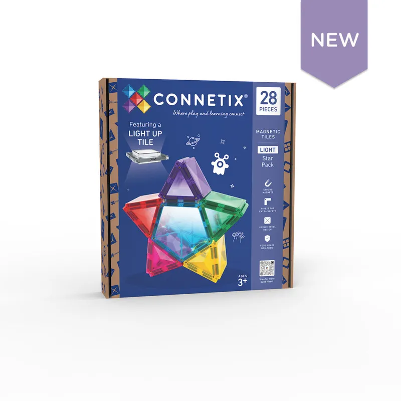 【澳洲 Connetix Tiles 磁樂積木】28片 星光組合