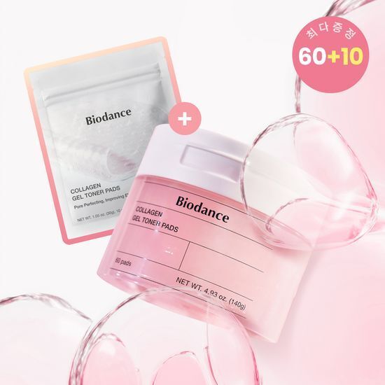 《olive young 連線》BIODANCE Bio Collagen Gel Toner Pads 60+10P