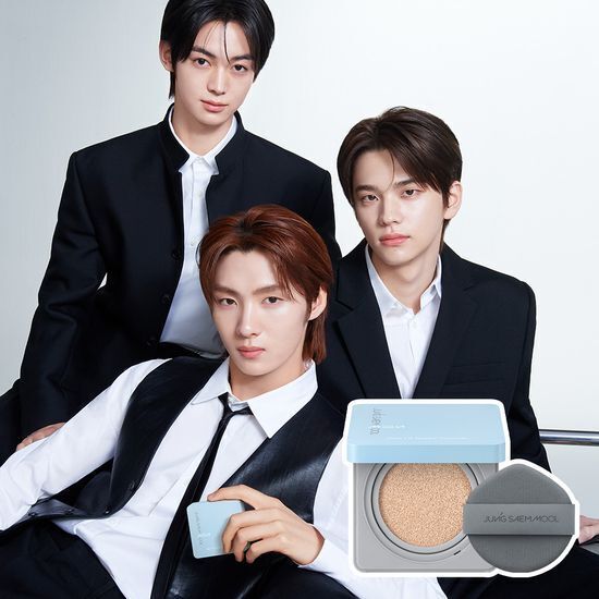 JUNG SAEM MOOL 男士修護柔焦氣墊粉底【3款色號】