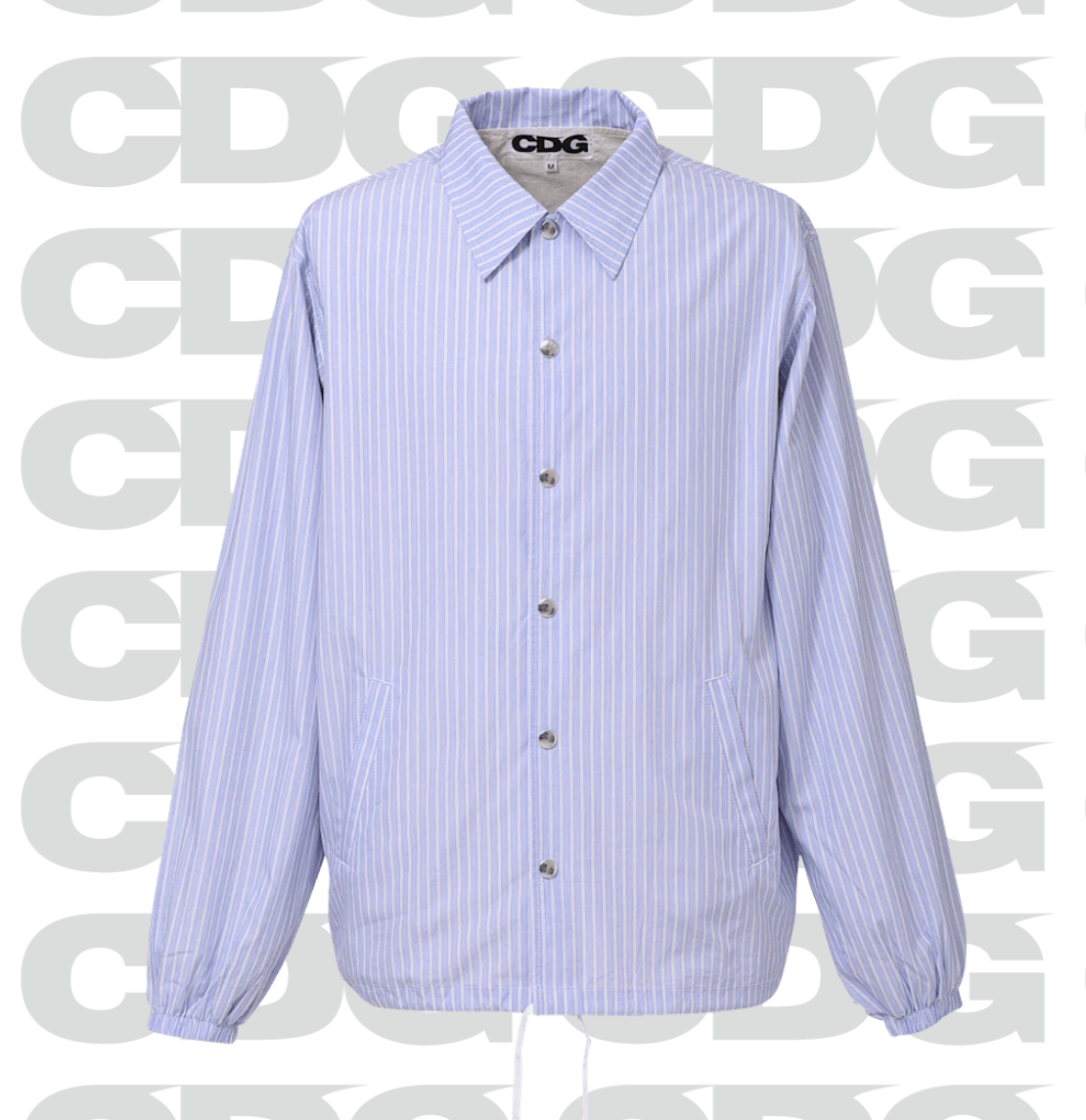 【CDG】🔥GD著用款🔥COACH JACKET / COTTON STRIPE