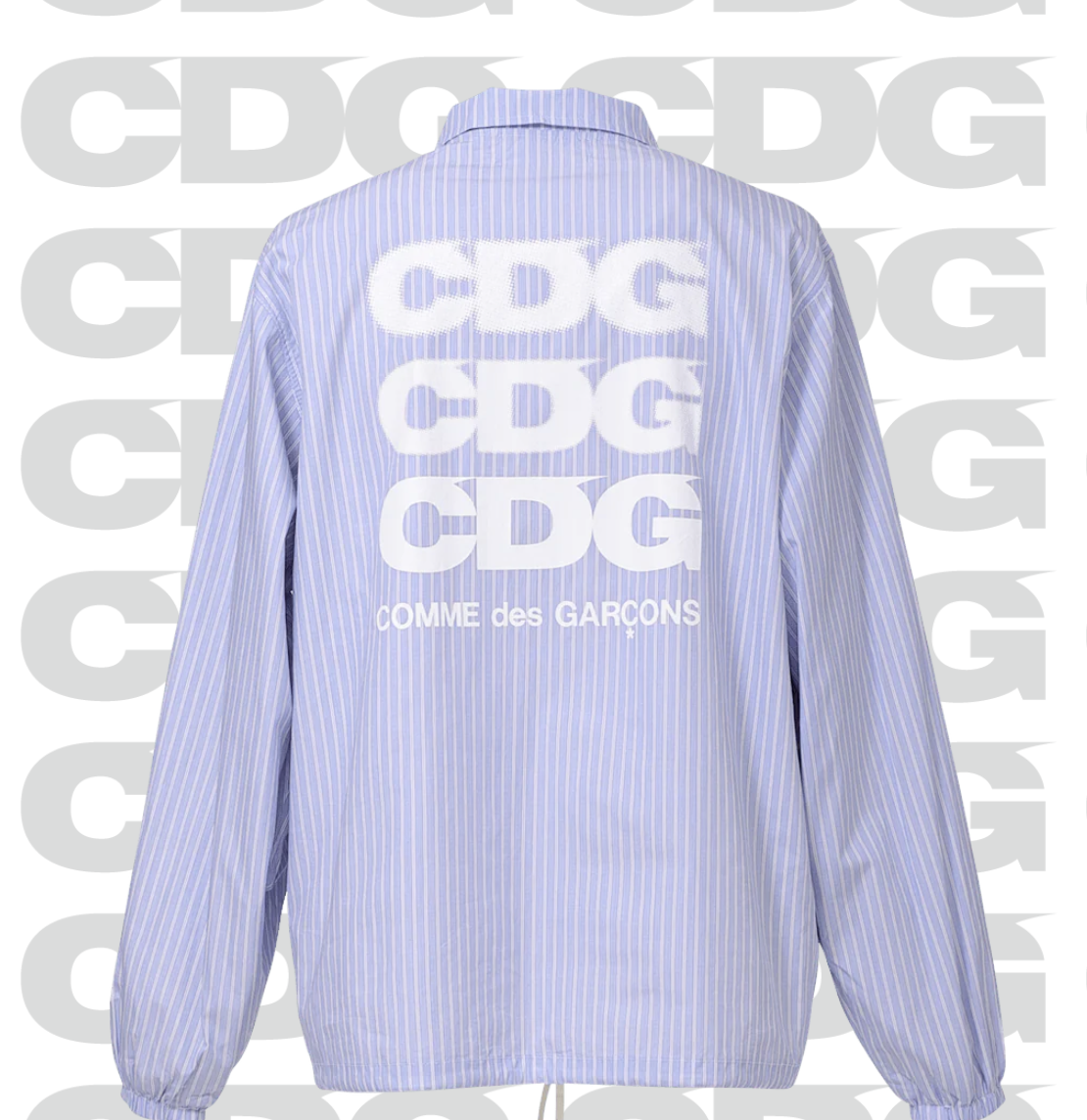 【CDG】🔥GD著用款🔥COACH JACKET / COTTON STRIPE