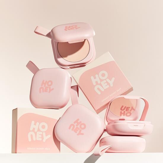 IPKN NU'EST 蜂蜜控油蜜粉餅 (粉色)【2款色號】