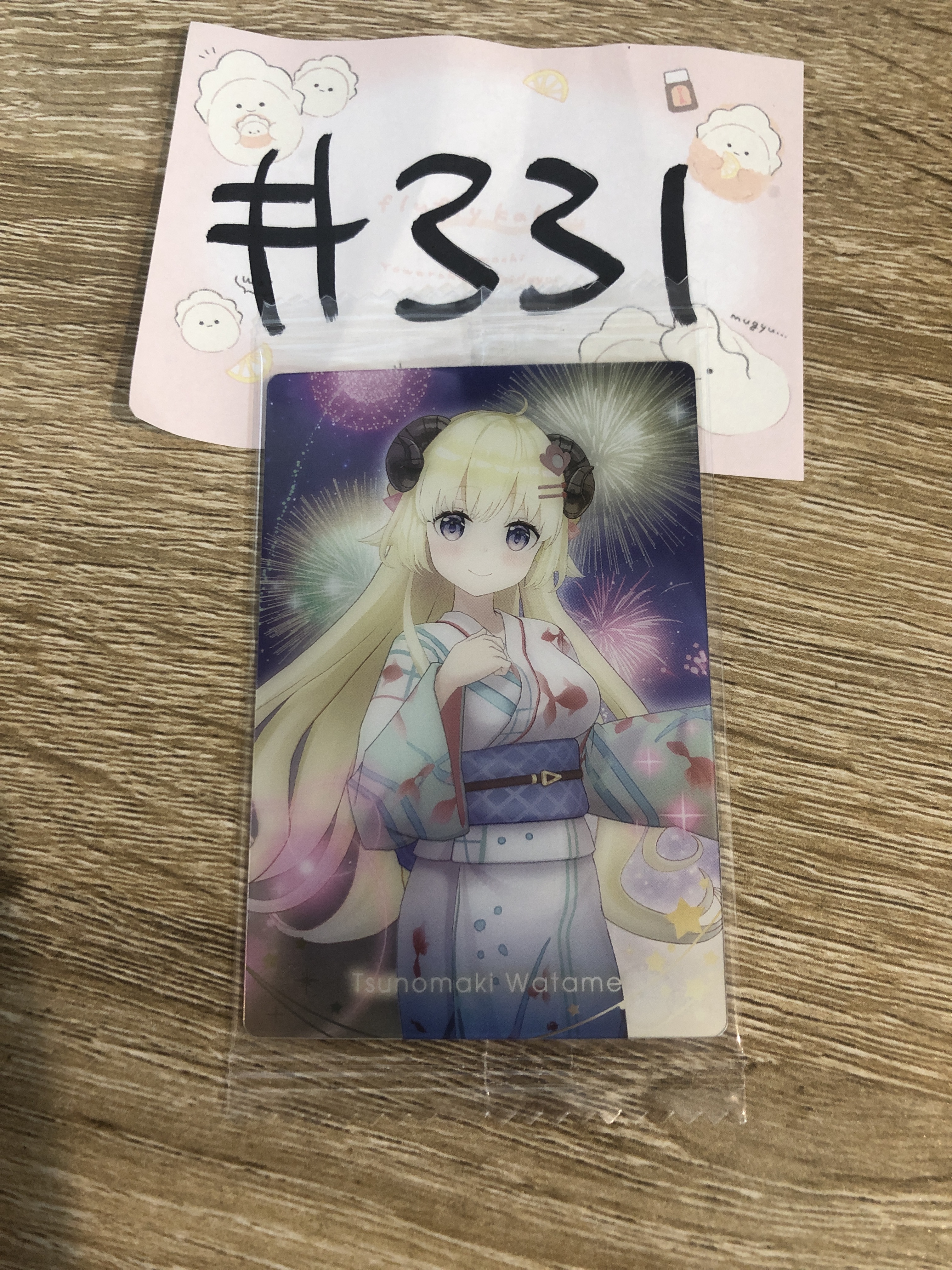 HOLOLIVE WATAME 小卡  #331