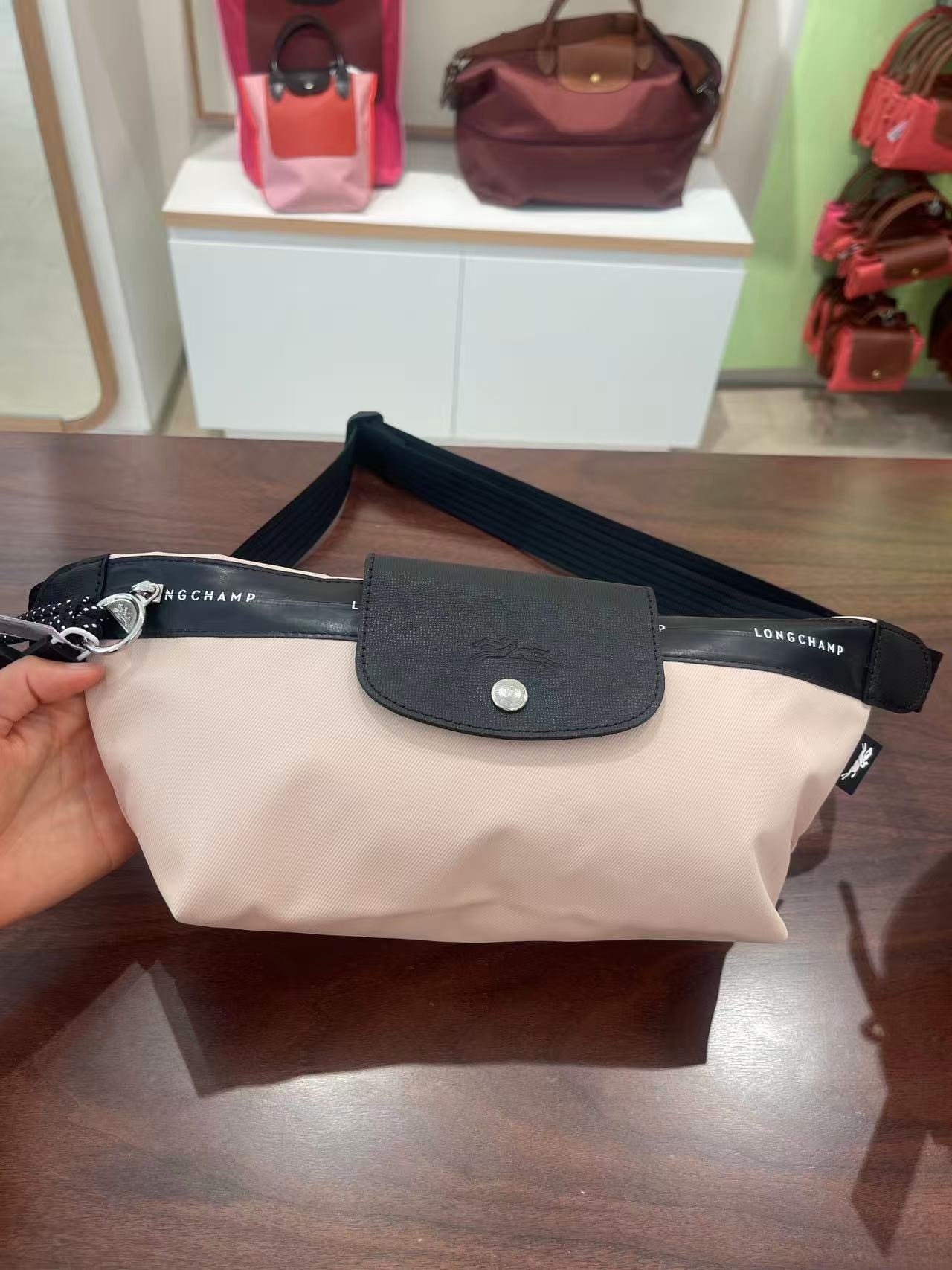 Longchamp Le Pliage Energy S Crossbody bag Pink 10256