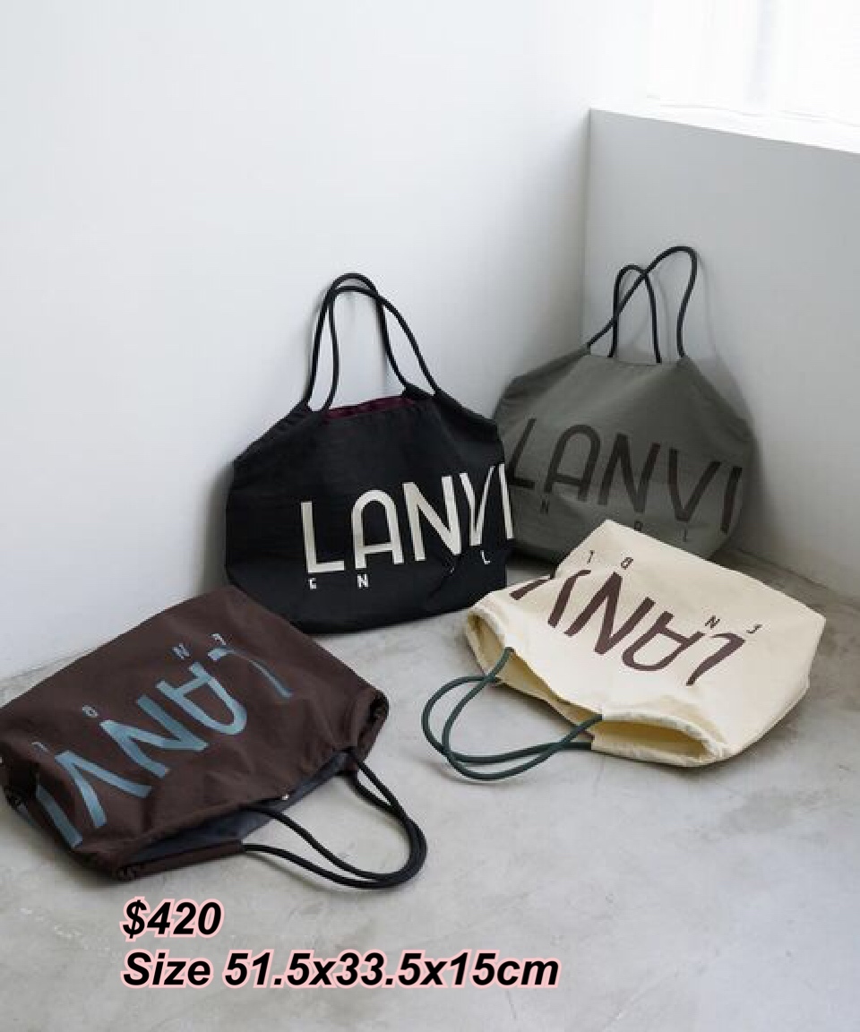 1/9 新款Lanvin en Bleu 餃子型Tote Bag /4 色