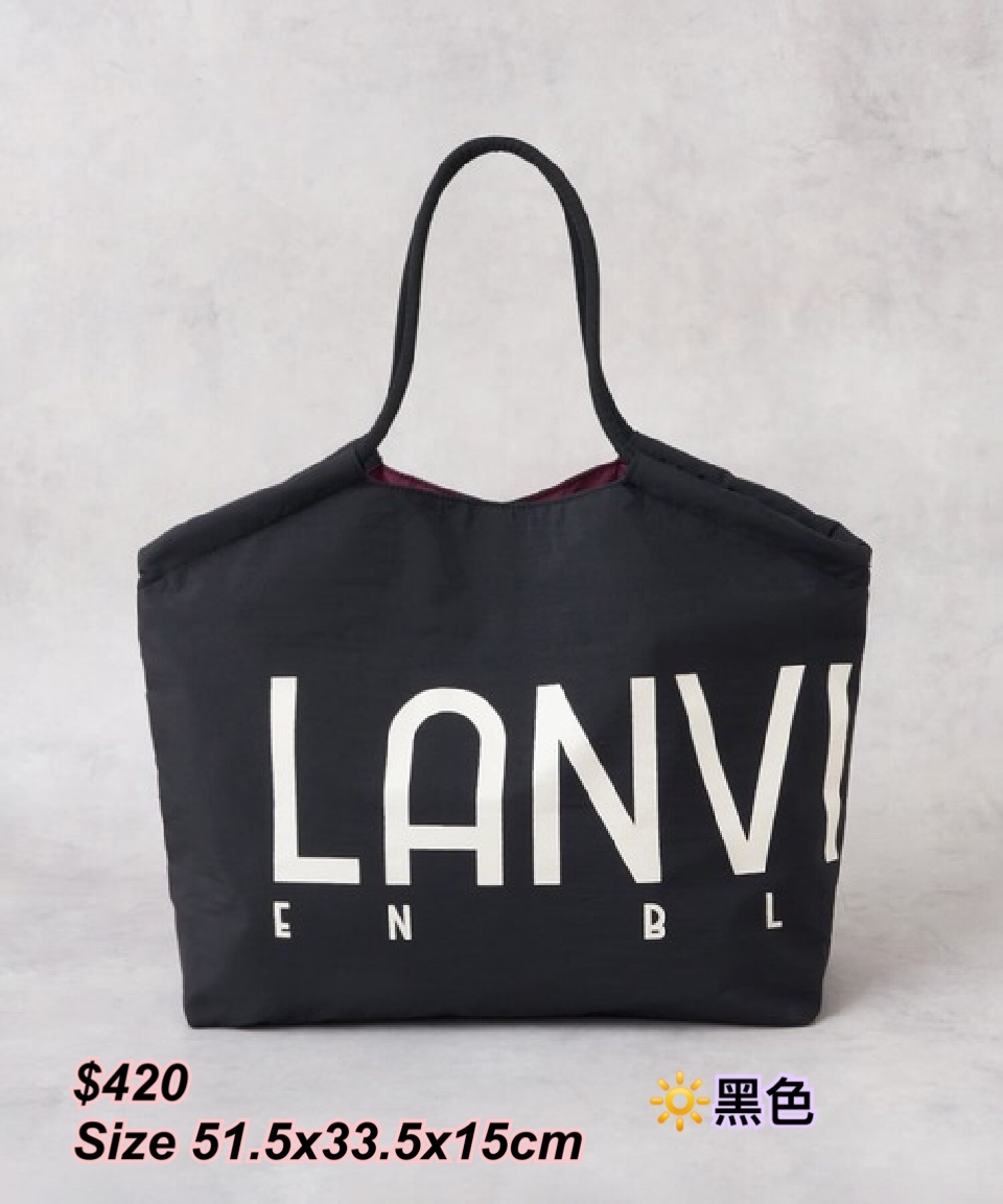 1/9 新款Lanvin en Bleu 餃子型Tote Bag /4 色