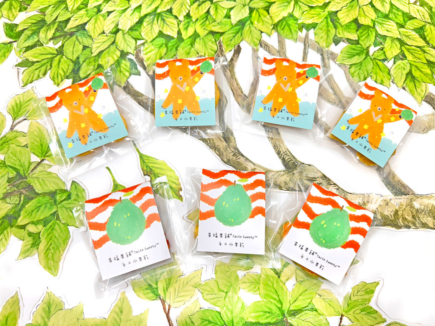 柚舞熊小果乾-可愛包