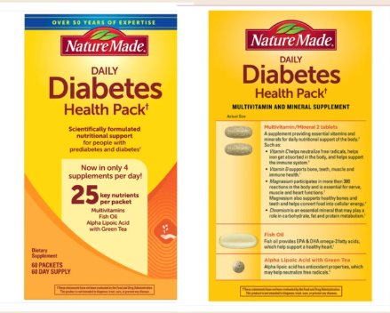 [S] NATURE MADE DAILY DIABETES HEALTH PACK, 31604006136 (SZZ645)
