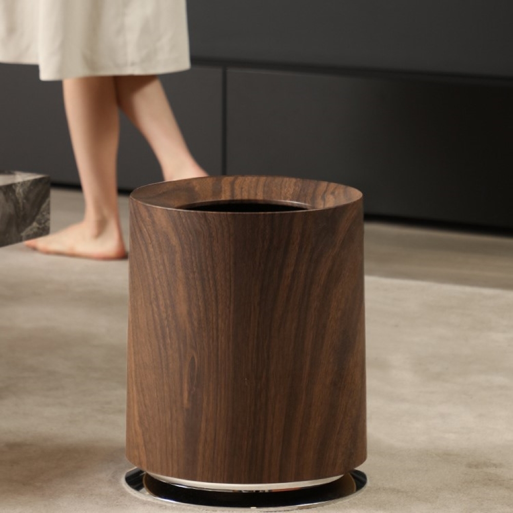 質感木紋垃圾桶