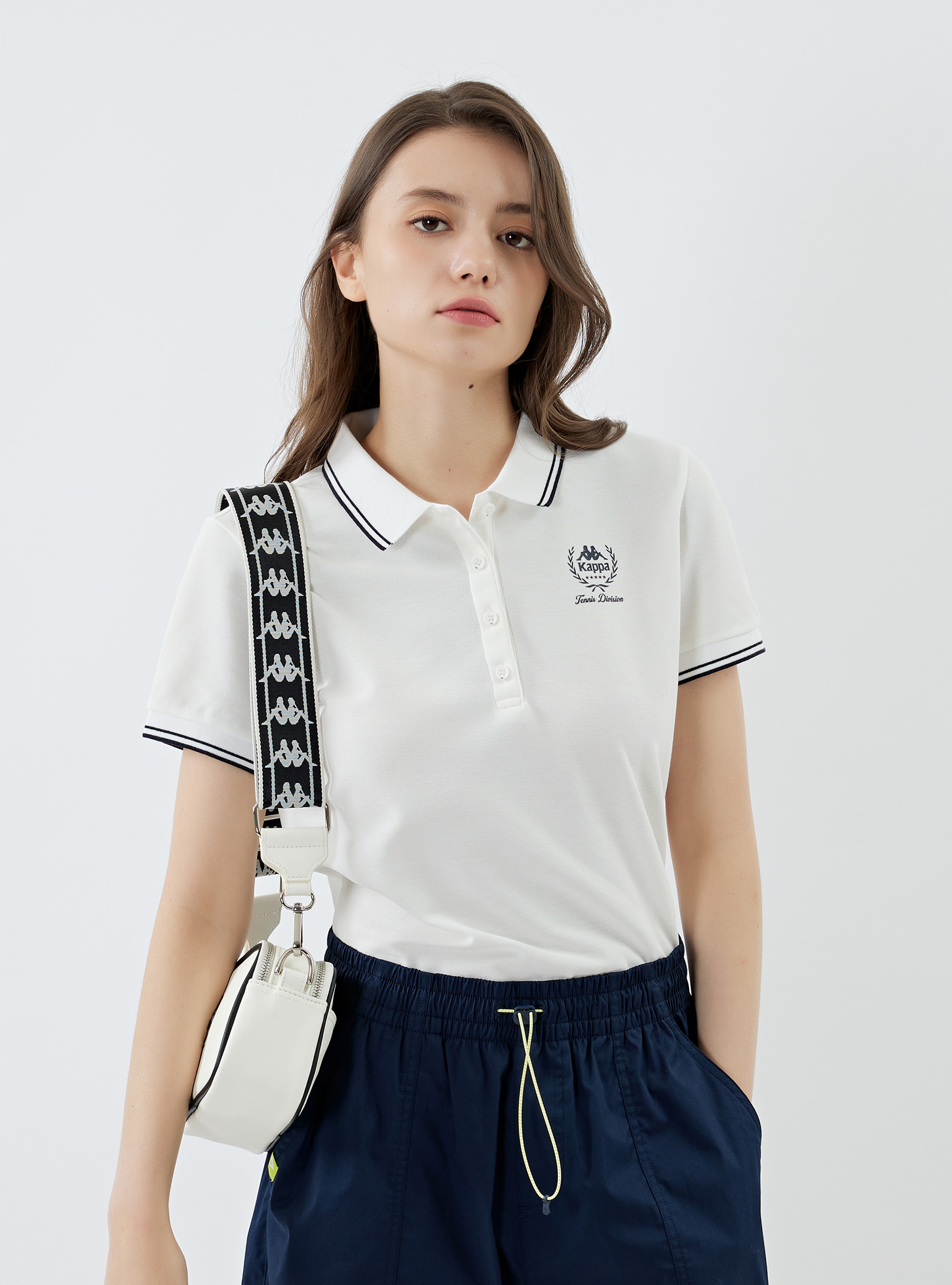 女款 經典logo學院風polo衫
