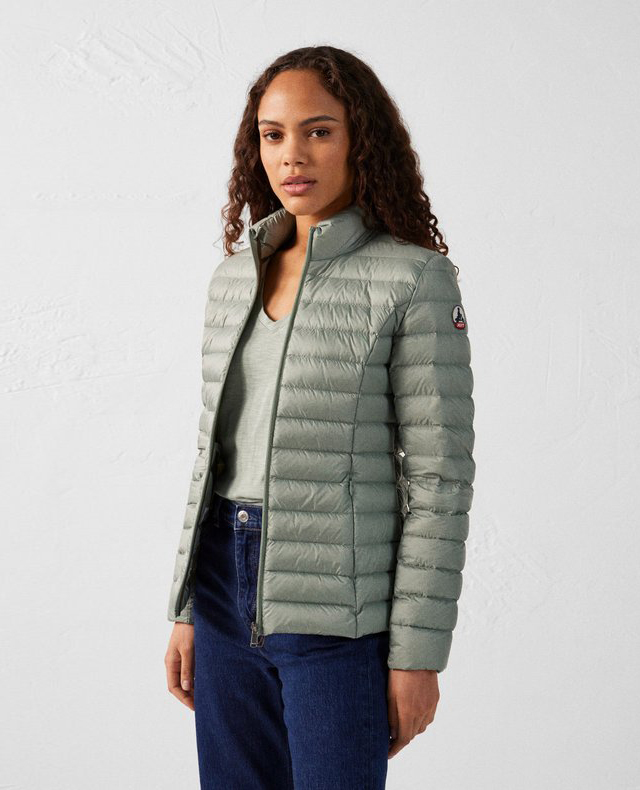 【JOTT】CHA經典款立領羽絨外套(湖綠)