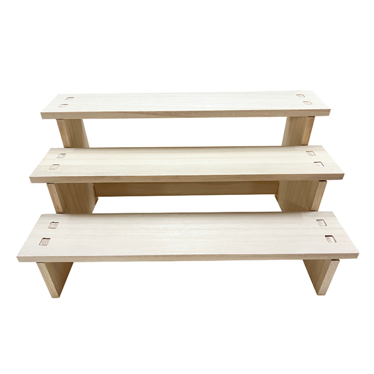 木製三層展示架/29.3×14.2×17.5cm