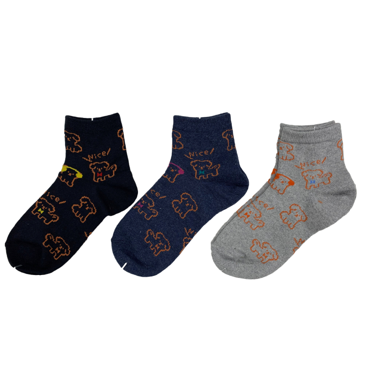 抗菌防臭女用襪/貴賓狗 23~25cm