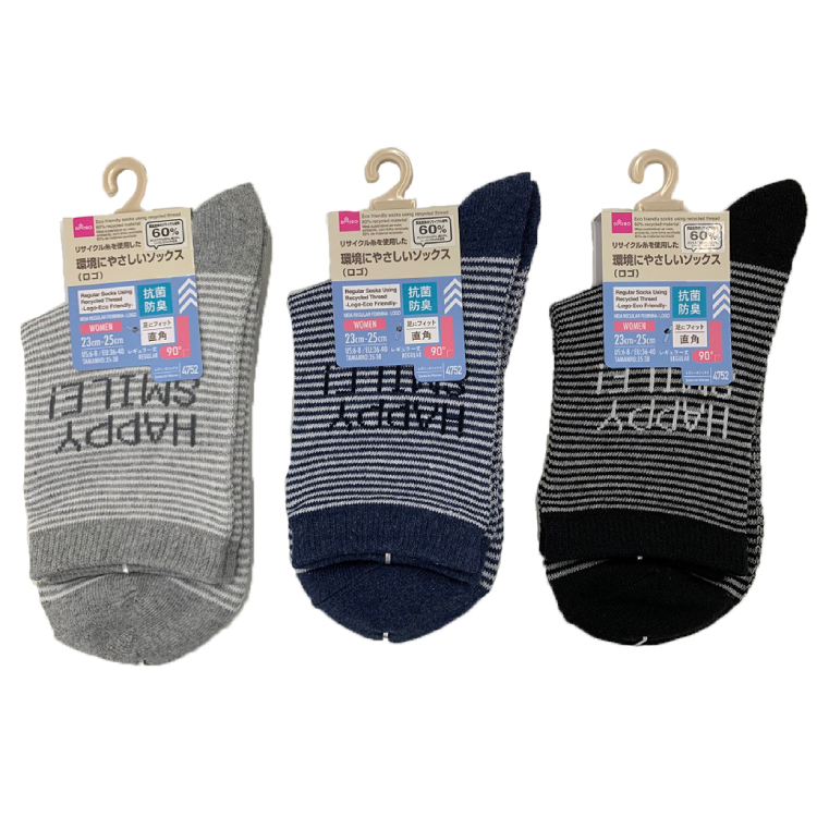 抗菌防臭女用襪/標誌 23~25cm
