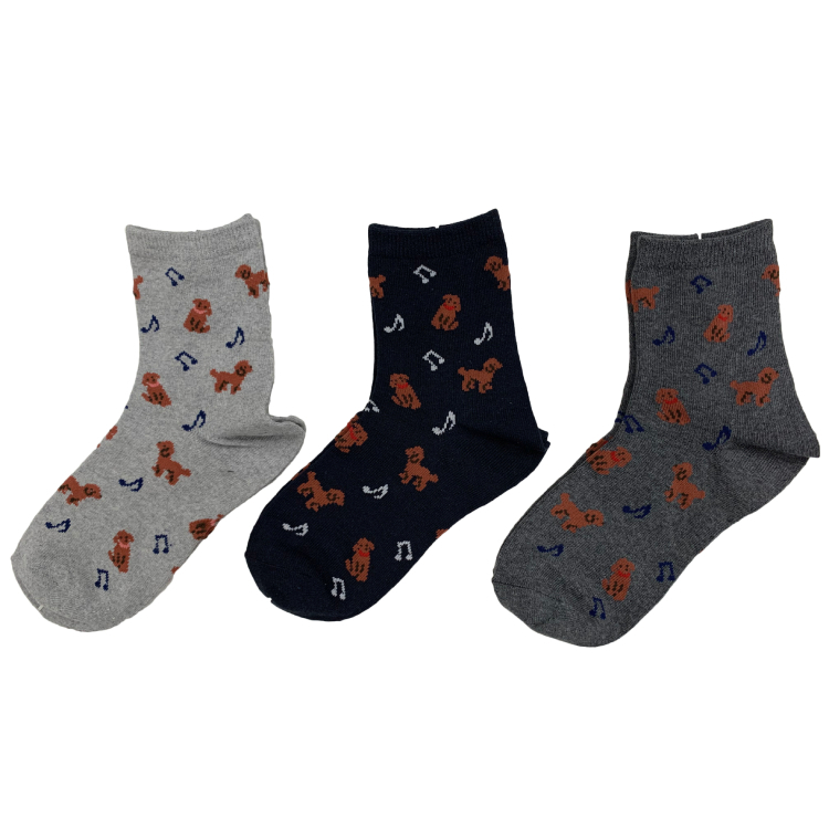 抗菌防臭女用襪/狗狗 23~25cm