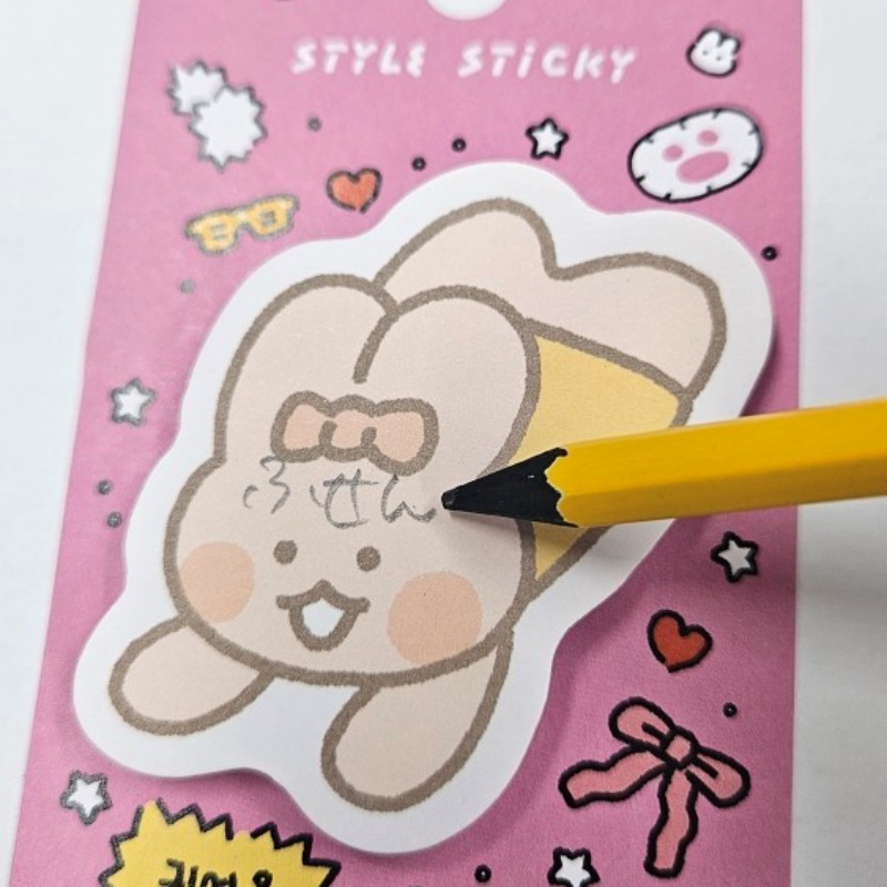 韓國風造型便利貼/彩色插畫 50張