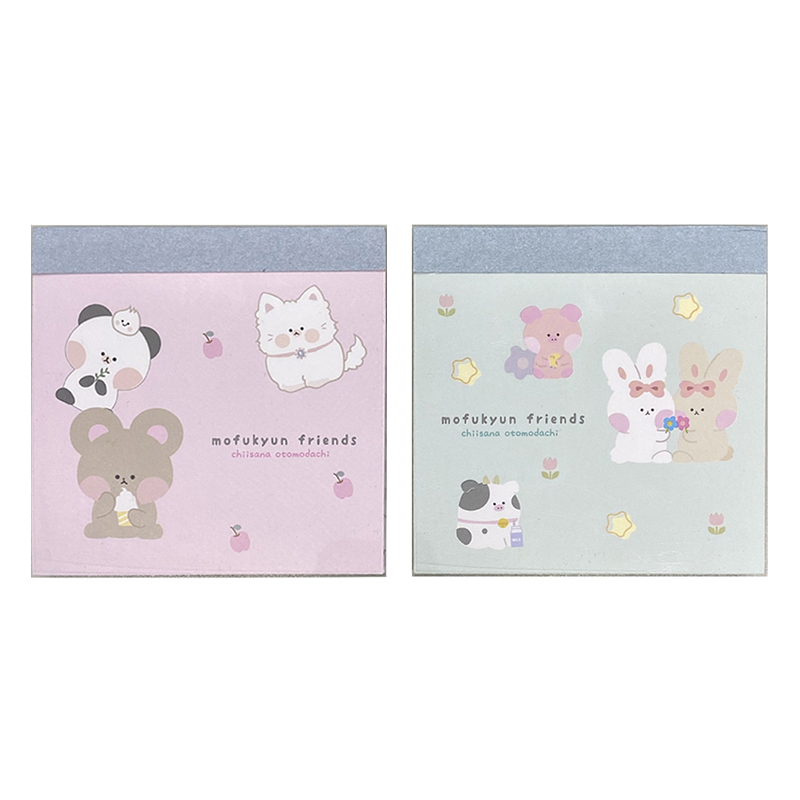 便條本/毛絨絨好朋友 8×8×0.93cm