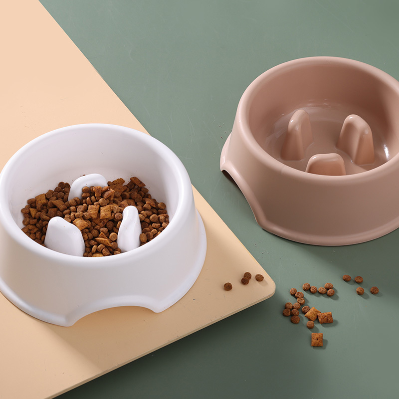 寵物慢食碗/大型犬用 19.4×7×20cm