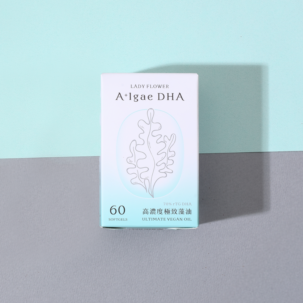 【惜福良品】70% DHA 極致藻油+純萃 D3 素食膠囊