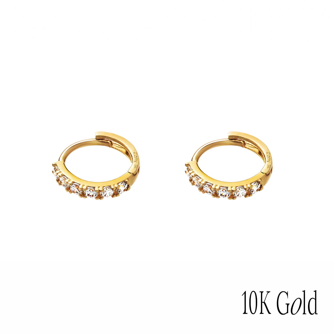 10K純金,K金飾品,圈圈耳環,精品耳環