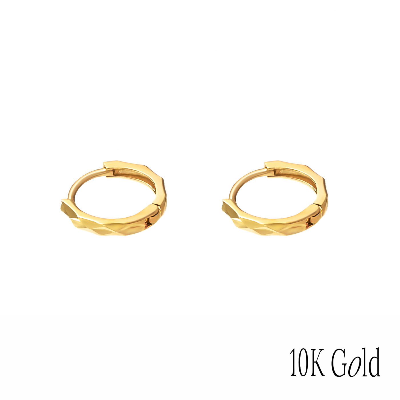 10K純金,K金飾品,圈圈耳環,精品耳環