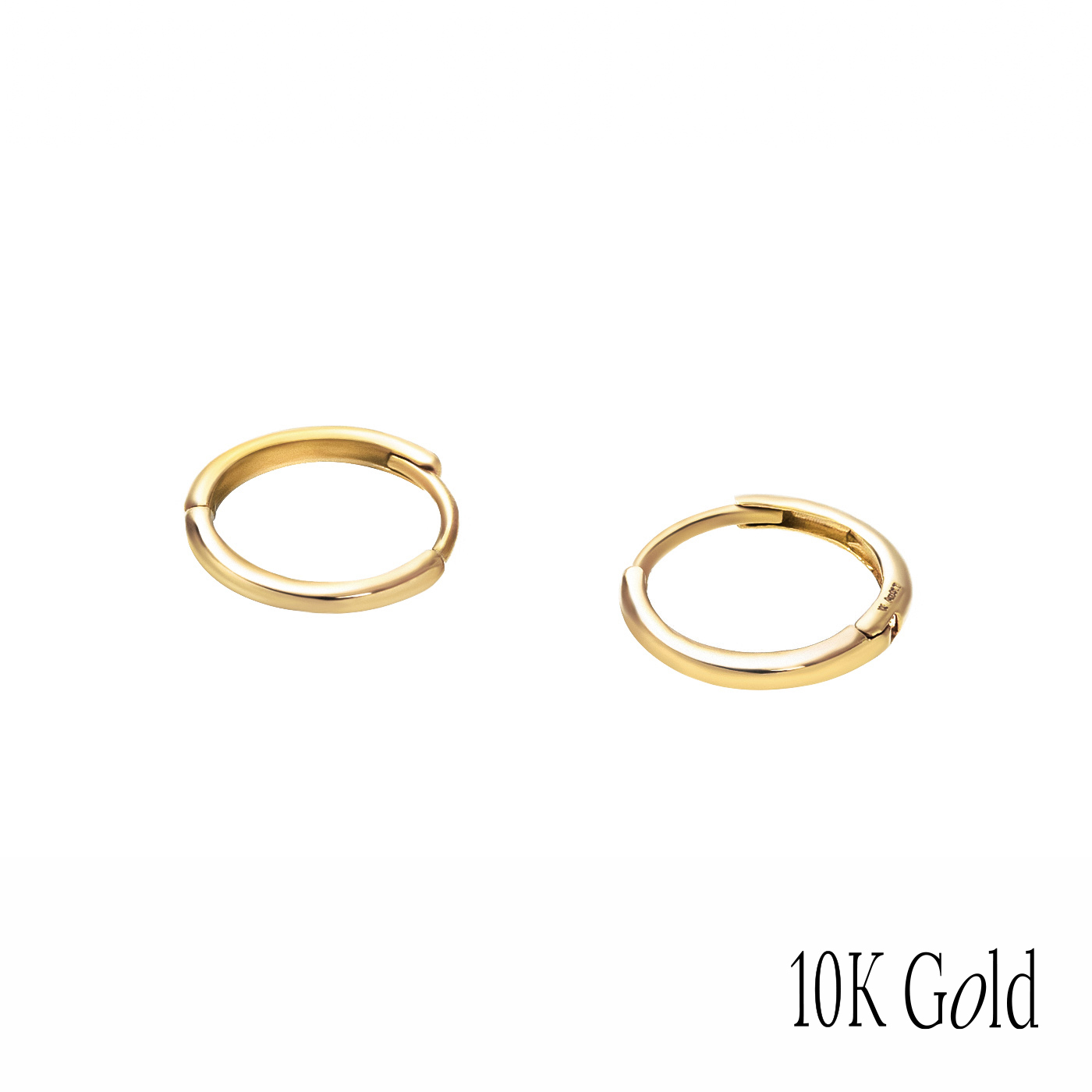 10K純金,K金飾品,圈圈耳環,精品耳環