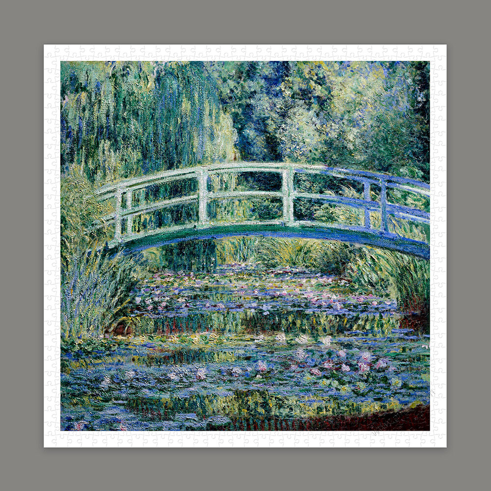 H4138 - 平面900片- 莫內- 睡蓮與日本橋