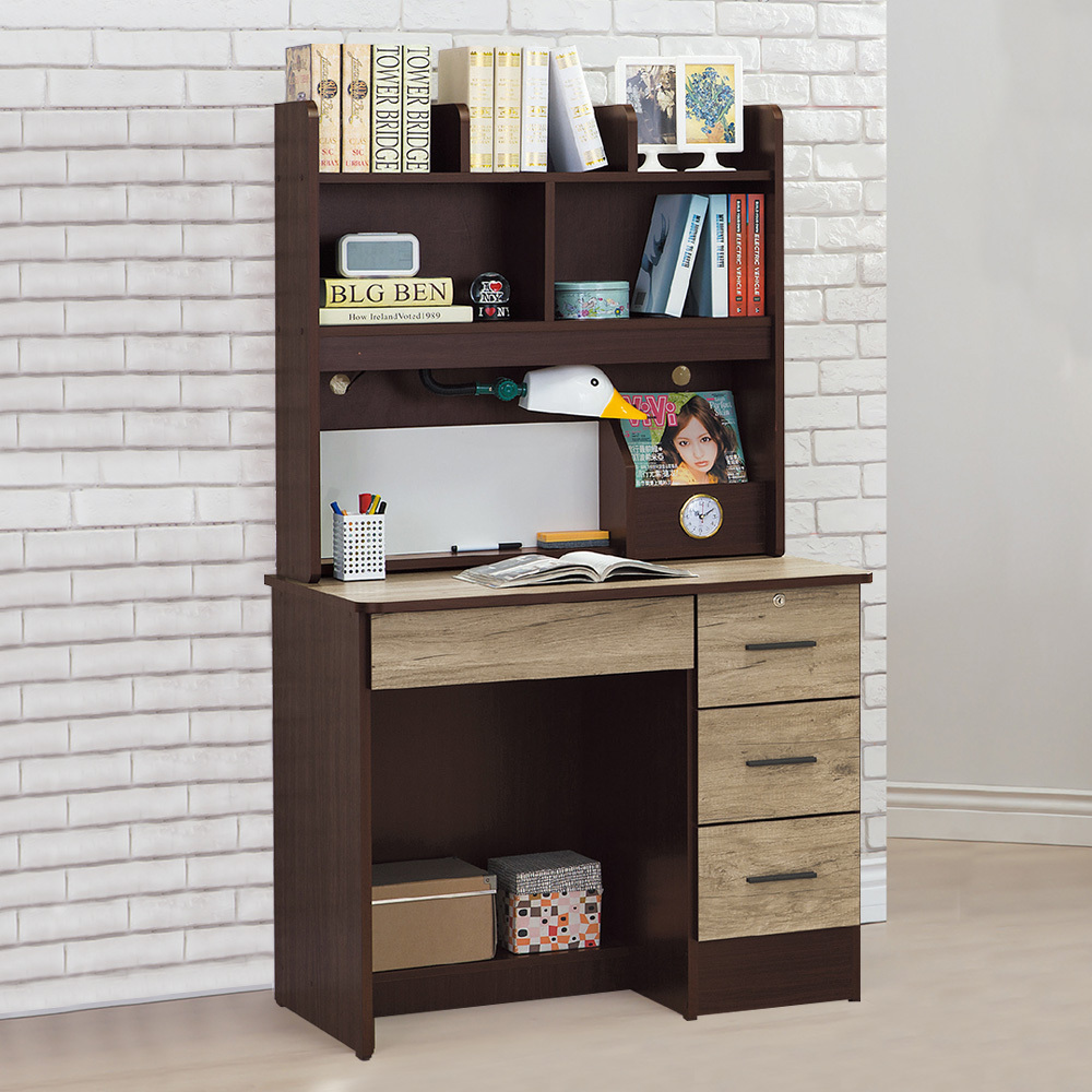 伊亞3尺書桌(上座+下座)