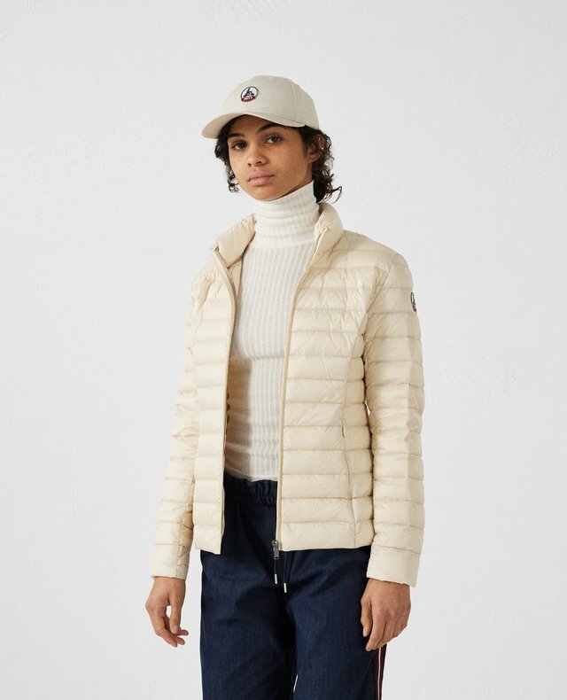 【JOTT】CHA經典款立領羽絨外套(沙白)