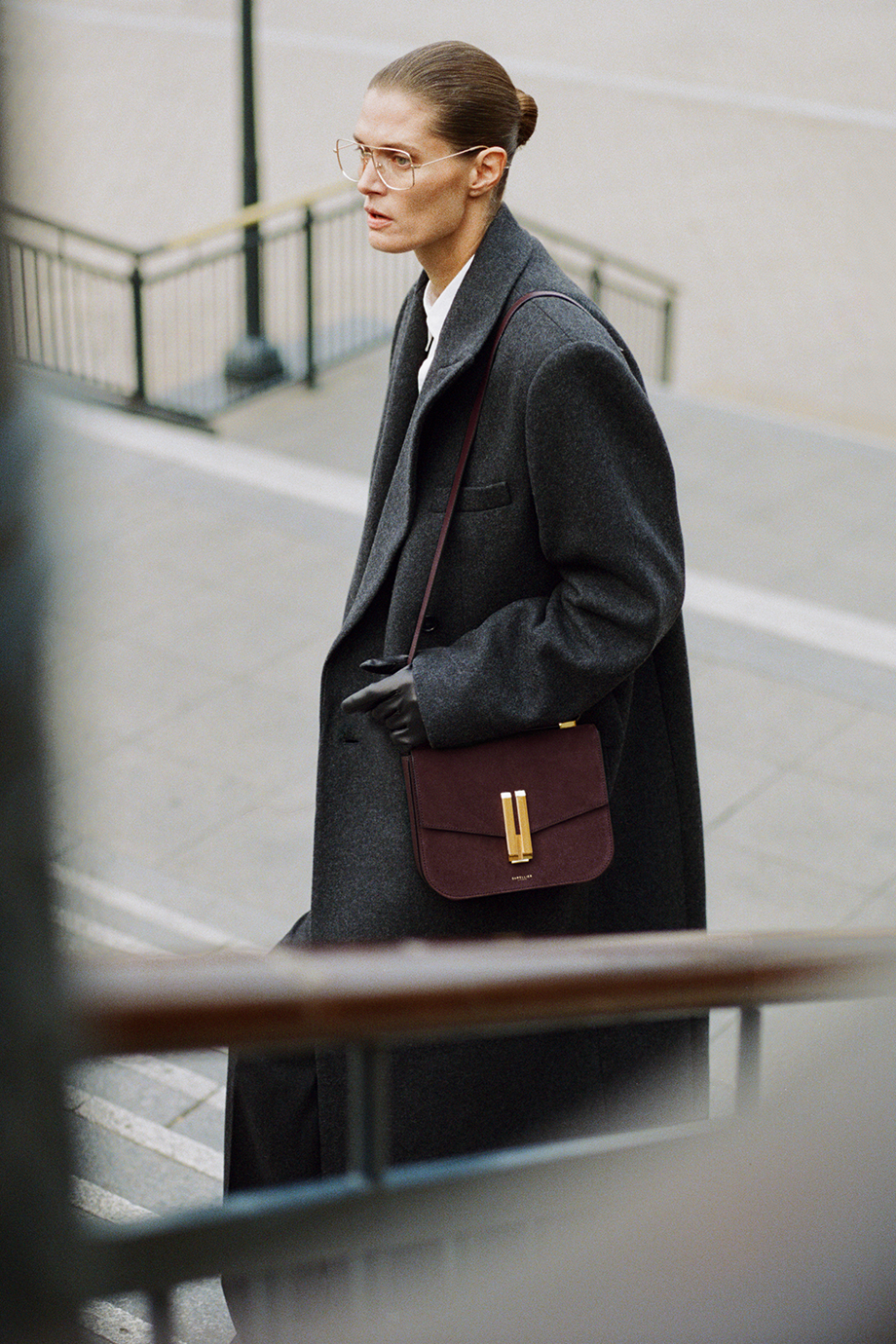 DeMellier｜VANCOUVER 麂皮方形肩背包