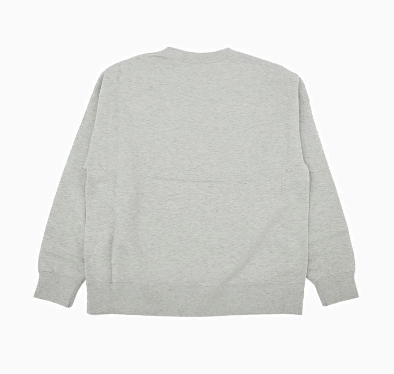 ON SALE: VISVIM ULTIMATE JUMBO SB SWEAT L/S *SEA ISLAND COTTON (海島棉) - GREY SIZE 1 PRE ORDER ITEM (預訂中)