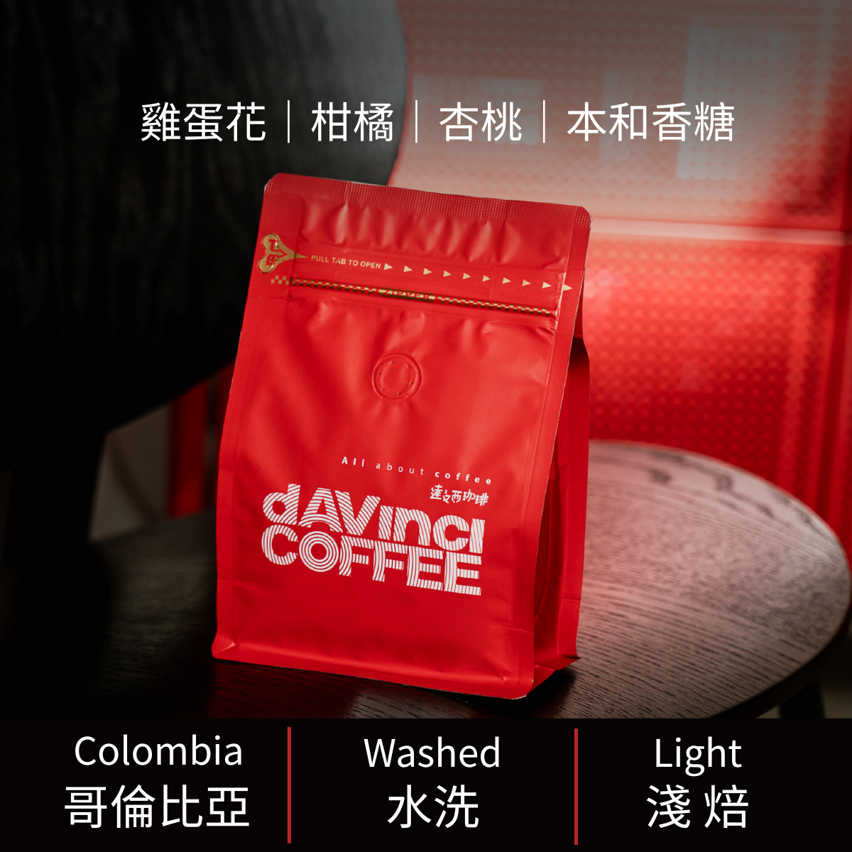 哥倫比亞 托利馬 景致莊園 藝伎 水洗 ｜100g